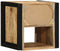 vidaXL - Nachtkastjes - 2 - st - 40x35x40 - cm - massief - ruw - hout - mango