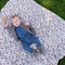 Speelkleed 120X120 cm - nuuroo - Biologisch katoen - Vierkant - Nature Leaf - Voor thuis of op reis