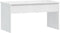 vidaXL - Salontafel - 102x50,5x52,5 - cm - bewerkt - hout - hoogglans - wit