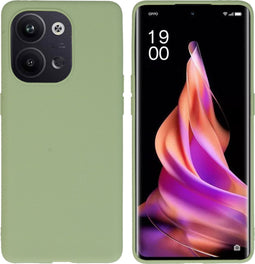 iMoshion Hoesje Geschikt voor Oppo Reno 9 Pro (5G) / Reno 9 (5G) Hoesje Siliconen - iMoshion Color Backcover - groen
