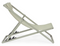 Bizzotto Ligstoel Taylor Breeze - Aluminium & Textileen - Verstelbare rugleuning - Grijs