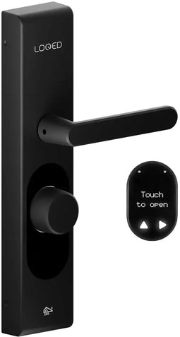 LOQED Touch Smart Lock - Slim deurslot - Touch to Open - Zwart