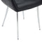 vidaXL Eetkamerstoelen 2 st kunstleer zwart