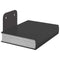 Onzichtbare Zwevende Plank 4 pcs Zwart 6 x 11 x 6.5 cm Metaal