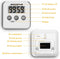 Digitale Keukentimer met Groot LCD Scherm, Multifunctioneel (Stopwatch, Timer)