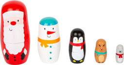 Small Foot - Houten Matroesjka Poppen Kerst