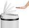Automatische Prullenbak - Sensorprullenbak - 30 Liter - Wit - Rond
