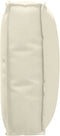 vidaXL - Ligbed - Kussen - voor - Rugleuning - Crème - 50x40x12 - cm - Oxford - Stof