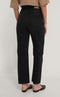 NA-KD Straight High Waist Jeans - Ruwe Zomen - Washed Black - Maat EU 44