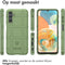iMoshion Hoesje Geschikt voor Samsung Galaxy A14 (5G) / A14 (4G) Hoesje Siliconen - iMoshion Rugged Shield Backcover - Groen