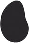 vidaXL - Vloerkleed - Zwart - 80x150 - cm - Polyester - Antislip