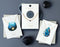 Orelia - Sterrenbeeld ketting - Korte ketting met muntje Stier - 45 cm
