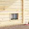 vidaXL - Kippennestkast - 2 - compartimenten - wandmontage - gegalvaniseerd - staal