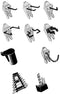 Raaco Super Clip Set - 53 stuks - Accessoires voor Super Clip Gereedschapsborden - Zwart