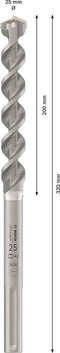 Bosch 2 608 685 868 - Hamerboor SDS-Max 25 mm - 4 snijkanten