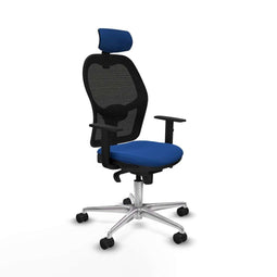 Piqueras y Crespo 1D086N2 - Bureaustoel - Hoogteverstelbaar - Blauw