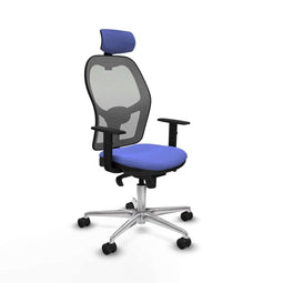 Piqueras y Crespo 1D086N2 - Bureaustoel - Hoofdsteun - Licht Blauw