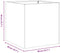 vidaXL - Plantenbak - 40x40x40 - cm - gegalvaniseerd - staal