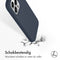 Accezz iPhone 13 Pro - Liquid Silicone Backcover met MagSafe - Schokabsorberend - Donkerblauw