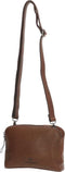 Micmacbags Wildlife Schoudertas - 5 vakken - Donkertaupe