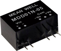 Mean Well MDD01N-09 DC/DC-convertermodule 56 mA 1 W Aantal uitgangen: 2 x Inhoud 1 stuk(s)