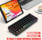 HXSJ L500 - Draadloze Gaming Toetsenbord - RGB - Tri mode - Zwart