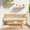 vidaXL - Ligbedkussen - Crème - 200x40x8 - cm - Oxford - Stof