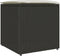 vidaXL - Kussenbox - Zwart - 50x50x50 - cm - Poly - Rattan