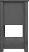 vidaXL - Nachtkastjes - 2 - st - 40x35x61,5 - cm - massief - grenenhout - grijs