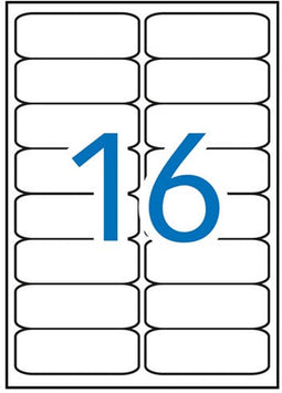 Apli laser A4 etiketten 99x34mm 1600x