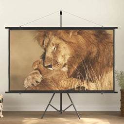 vidaXL - Projectiescherm - met - statief - 16:9 - 84''