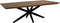 HSM Collection-Rechthoekige Salontafel Zurich-1-130x75x44-Naturel/Zwart-Acacia/Metaal