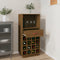 vidaXL - Wijnkast - 45x34x100 - cm - massief - grenenhout - honingbruin