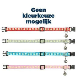 Trixie - Halsband Kat - Fluoriserend met veiligheidssluiting - Assorti