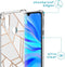 iMoshion Hoesje Geschikt voor Huawei P30 Lite Hoesje Met Koord - iMoshion Design Hoesje met Koord - Wit / Meerkleurig / Goud / White Graphic