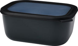 Mepal - Multikom Cirqula vershouddoos - 3000 ml - Rechthoekig - Nordic black