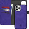 iMoshion Hoesje Geschikt voor iPhone 12 Pro Max Hoesje Met Pasjeshouder - iMoshion Uitneembare 2-in-1 Luxe Bookcase - Paars