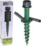 Pro Garden® Parasolstandaard - Schroefmodel - Kunststof 44 cm - Groen