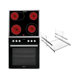 Bauknecht HEKO BLACK 500 P - Oven Set - Pyrolyse reiniging 65L - Zwart