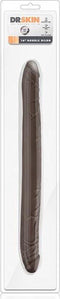 Dr. Skin - Realistische Dubbele Dildo 40 cm - Chocolate