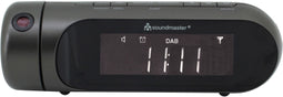 Soundmaster UR6700AN - Wekkerradio DAB+ FM - Projectie tijd - Zwart