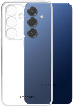 Mobilize Samsung Galaxy S25+ - TPU Back Cover - Flexibel en schokabsorberend - Transparant