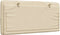 vidaXL - Hoofdbordkussen - 100 - cm - stof - crèmekleurig