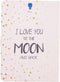 Tablet Hoes Geschikt voor Samsung Galaxy Tab S3 9.7 - Design Softcase Bookcase - Wit / Meerkleurig /To The Moon