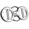 Coast 360° Bovenlichaam Trainer - Instelbare Weerstand - Zwart/Zilver 37 x 17 x 2,5 cm - 5,35 kg