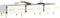 vidaXL - Tv-meubel - 150x34,5x30 - cm - bewerkt - hout - hoogglans - wit