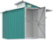 vidaXL - Tuinschuur - 270x130x208,5 - cm - gegalvaniseerd - staal - groen