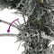 vidaXL - Kunstkerstboom - met - sneeuw - 240 - cm - PVC - en - PE