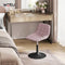 Woltu BH300rs-1 - Make-upkruk - Verstelbare Hoogte 38-49,5 cm 360° Draaibaar - Roze fluweel