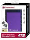Transcend StoreJet 25H3 - Externe Harde Schijf 4TB - USB 3.0 - Paars
